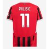 AC Milan Christian Pulisic #11 Cheap Men's Home Stadium Shirt 2024-25 Short Sleeve
