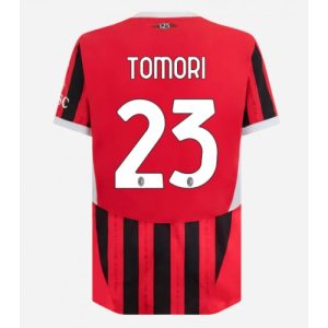 AC Milan Fikayo Tomori #23 Cheap Men's Home Stadium Shirt 2024-25 Short Sleeve