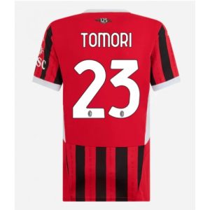 AC Milan Fikayo Tomori #23 Home Football Club Jersey Women 2024-25
