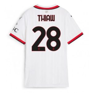 AC Milan Malick Thiaw #28 Away Football Club Jersey Women 2024-25