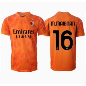 AC Milan Mike Maignan #16 Goalkeeper Cheap Men's Away Stadium Shirt 2024-25 Short Sleeve