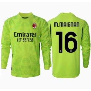 AC Milan Mike Maignan #16 Goalkeeper Cheap Men's Third Stadium Shirt 2024-25 Long Sleeve