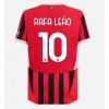 AC Milan Rafael Leao #10 Cheap Men's Home Stadium Shirt 2024-25 Short Sleeve