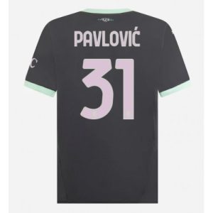 AC Milan Strahinja Pavlovic #31 Cheap Men's Third Stadium Shirt 2024-25 Short Sleeve