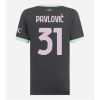 AC Milan Strahinja Pavlovic #31 Third Football Club Jersey Women 2024-25