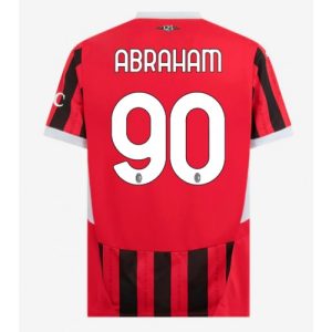 AC Milan Tammy Abraham #90 Cheap Men's Home Stadium Shirt 2024-25 Short Sleeve