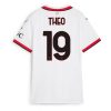 AC Milan Theo Hernandez #19 Away Football Club Jersey Women 2024-25