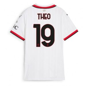 AC Milan Theo Hernandez #19 Away Football Club Jersey Women 2024-25