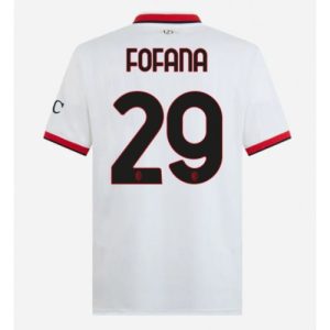 AC Milan Youssouf Fofana #29 Cheap Men's Away Stadium Shirt 2024-25 Short Sleeve