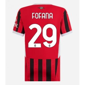 AC Milan Youssouf Fofana #29 Home Football Club Jersey Women 2024-25
