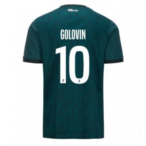 AS Monaco Aleksandr Golovin #10 Cheap Men's Away Football Shirt 2024-25 Short Sleeve