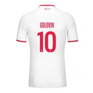 AS Monaco Aleksandr Golovin #10 Cheap Men's Home Football Shirt 2024-25 Short Sleeve
