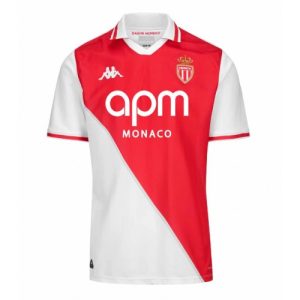 AS Monaco Cheap Men's Home Football Shirt 2024-25 Short Sleeve