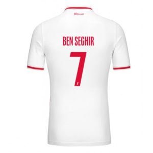 AS Monaco Eliesse Ben Seghir #7 Cheap Men's Home Football Shirt 2024-25 Short Sleeve