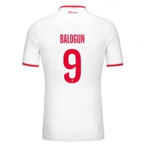 AS Monaco Folarin Balogun #9 Cheap Men's Home Football Shirt 2024-25 Short Sleeve