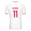 AS Monaco Maghnes Akliouche #11 Cheap Men's Home Football Shirt 2024-25 Short Sleeve