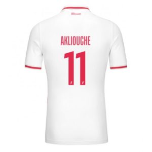 AS Monaco Maghnes Akliouche #11 Cheap Men's Home Football Shirt 2024-25 Short Sleeve