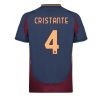 AS Roma Bryan Cristante #4 New Men's Third Football Shirt 2024-25 Short Sleeve
