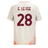 AS Roma Enzo Le Fee #28 New Men's Away Football Shirt 2024-25 Short Sleeve