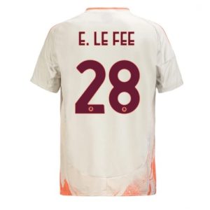 AS Roma Enzo Le Fee #28 New Men's Away Football Shirt 2024-25 Short Sleeve