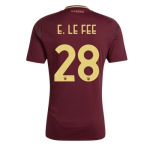 AS Roma Enzo Le Fee #28 New Men's Home Football Shirt 2024-25 Short Sleeve