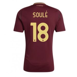 AS Roma Matias Soule #18 New Men's Home Football Shirt 2024-25 Short Sleeve