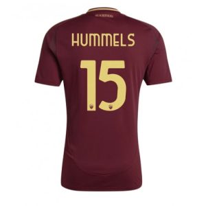 AS Roma Mats Hummels #15 New Men's Home Football Shirt 2024-25 Short Sleeve