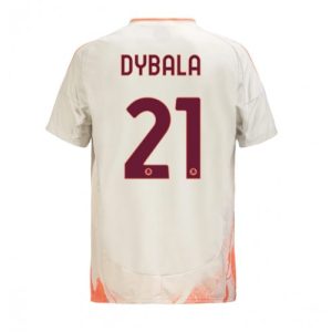 AS Roma Paulo Dybala #21 New Men's Away Football Shirt 2024-25 Short Sleeve