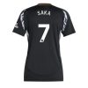 Arsenal Bukayo Saka #7 Best Away Soccer Jersey Store Women 2024-25 Short Sleeve