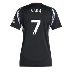 Arsenal Bukayo Saka #7 Best Away Soccer Jersey Store Women 2024-25 Short Sleeve