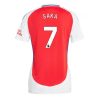 Arsenal Bukayo Saka #7 Best Home Soccer Jersey Store Women 2024-25 Short Sleeve