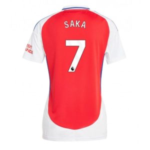 Arsenal Bukayo Saka #7 Best Home Soccer Jersey Store Women 2024-25 Short Sleeve