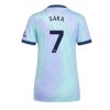 Arsenal Bukayo Saka #7 Best Third Soccer Jersey Store Women 2024-25 Short Sleeve