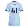 Arsenal Declan Rice #41 Best Third Soccer Jersey Store Women 2024-25 Short Sleeve