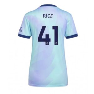 Arsenal Declan Rice #41 Best Third Soccer Jersey Store Women 2024-25 Short Sleeve