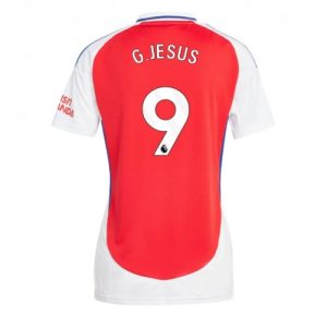 Arsenal Gabriel Jesus #9 Best Home Soccer Jersey Store Women 2024-25 Short Sleeve