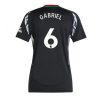 Arsenal Gabriel Magalhaes #6 Best Away Soccer Jersey Store Women 2024-25 Short Sleeve