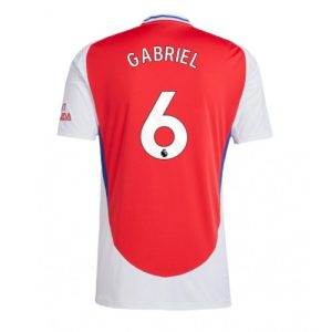 Arsenal Gabriel Magalhaes #6 Cheap Home Stadium Shirt 2024-25 Jerseys