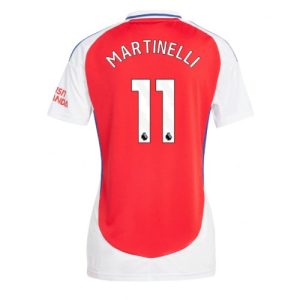 Arsenal Gabriel Martinelli #11 Best Home Soccer Jersey Store Women 2024-25 Short Sleeve