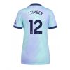 Arsenal Jurrien Timber #12 Best Third Soccer Jersey Store Women 2024-25 Short Sleeve