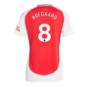 Arsenal Martin Odegaard #8 Best Home Soccer Jersey Store Women 2024-25 Short Sleeve