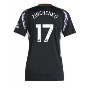 Arsenal Oleksandr Zinchenko #17 Best Away Soccer Jersey Store Women 2024-25 Short Sleeve