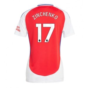 Arsenal Oleksandr Zinchenko #17 Best Home Soccer Jersey Store Women 2024-25 Short Sleeve