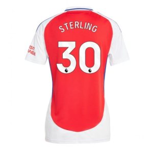 Arsenal Raheem Sterling #30 Best Home Soccer Jersey Store Women 2024-25 Short Sleeve