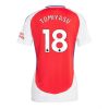 Arsenal Takehiro Tomiyasu #18 Best Home Soccer Jersey Store Women 2024-25 Short Sleeve