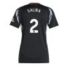 Arsenal William Saliba #2 Best Away Soccer Jersey Store Women 2024-25 Short Sleeve