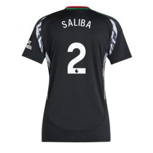 Arsenal William Saliba #2 Best Away Soccer Jersey Store Women 2024-25 Short Sleeve