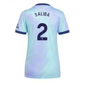 Arsenal William Saliba #2 Best Third Soccer Jersey Store Women 2024-25 Short Sleeve