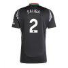 Arsenal William Saliba #2 Cheap Away Stadium Shirt 2024-25 Jerseys