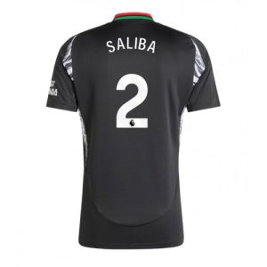 Arsenal William Saliba #2 Cheap Away Stadium Shirt 2024-25 Jerseys